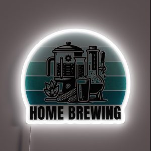 Home Brewing Homebrew Craft Beer Hobby Brewer Gift RGB Neon Sign