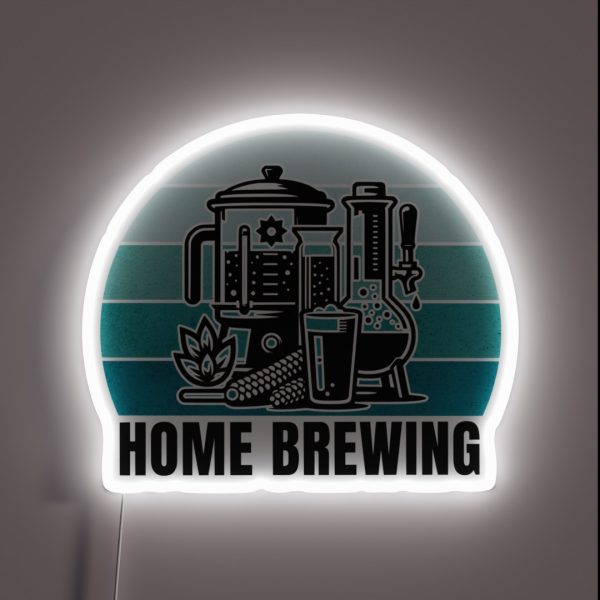 Home Brewing Homebrew Craft Beer Hobby Brewer RGB Neon Sign