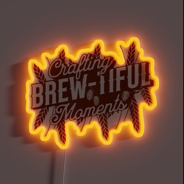 Home Brewing Homebrew Craft Beer Hobby Brewer RGB Neon Sign