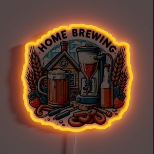 Home Brewing Homebrew Craft Beer Hobby Brewer Gift RGB Neon Sign