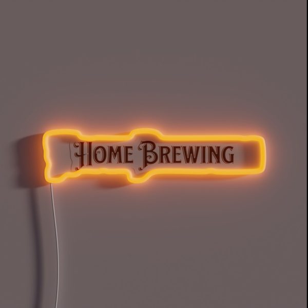 Home Brewing Homebrew Craft Beer Vintage RGB Neon Sign