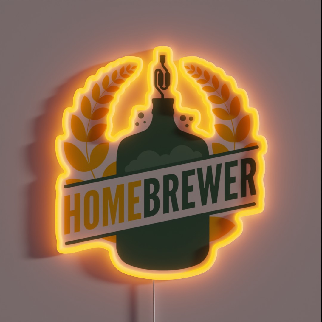 Home Brewing RGB Neon Sign Home Brewing RGB Neon Sign