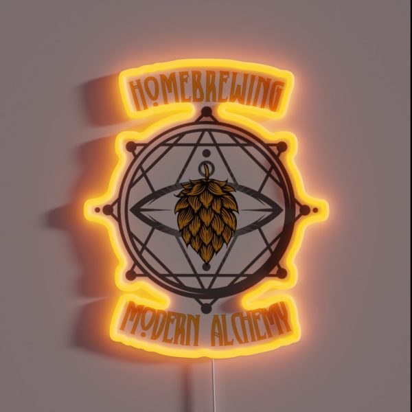 Homebrewing Hobby Brewer Craftbeer Beer RGB Neon Sign