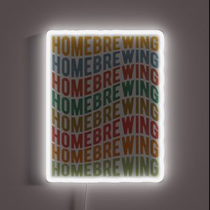 Homebrewing Home Made Beverages RGB Neon Sign