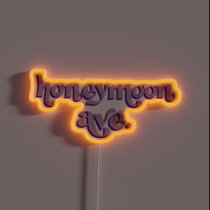 Honeymoon Avenue RGB Neon Sign