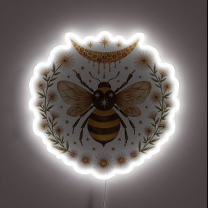Honeymoon Bee RGB Neon Sign