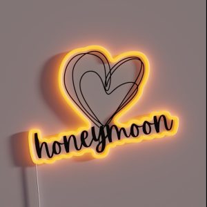 Honeymoon RGB Neon Sign