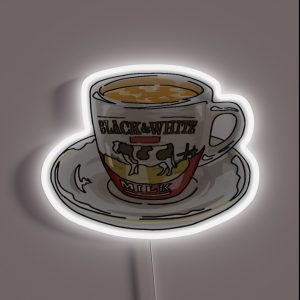 Hong Kong Milk Tea RGB Neon Sign