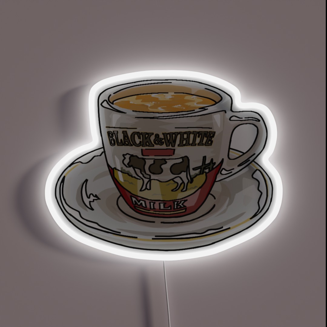 Hong Kong Milk Tea RGB Neon Sign Hong Kong Milk Tea RGB Neon Sign