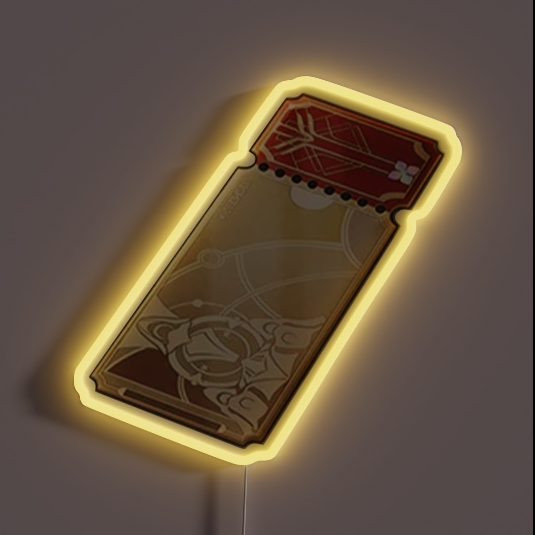 Honkai Star Rail Special Pass RGB Neon Sign Honkai Star Rail Special Pass RGB Neon Sign