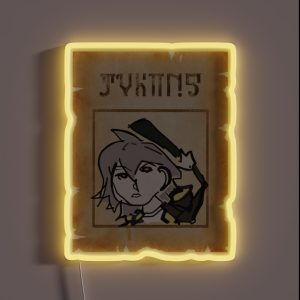 Honkai Star Rail Wanted Trailblazer RGB Neon Sign