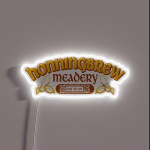 Honningbrew Meadery RGB Neon Sign Honningbrew Meadery RGB Neon Sign