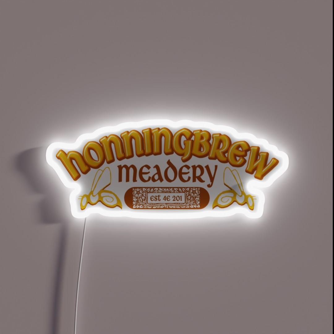 Honningbrew Meadery RGB Neon Sign Honningbrew Meadery RGB Neon Sign