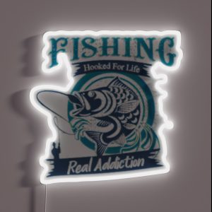 Hooked For Life RGB Neon Sign Hooked For Life RGB Neon Sign