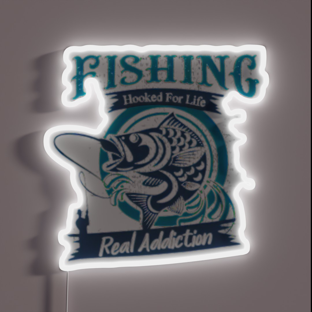 Hooked For Life RGB Neon Sign Hooked For Life RGB Neon Sign