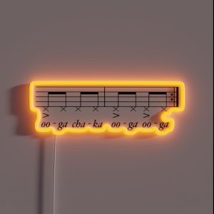 Hooked On A Feelin RGB Neon Sign