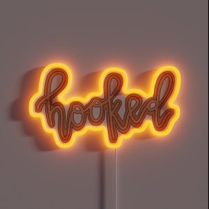 Hooked On Austin RGB Neon Sign
