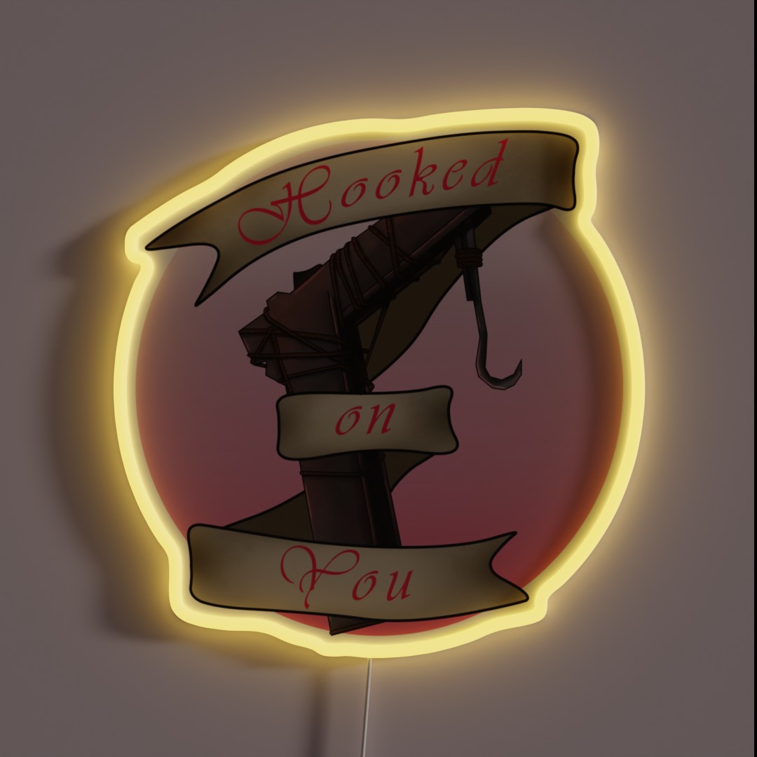 Hooked On You RGB Neon Sign Hooked On You RGB Neon Sign
