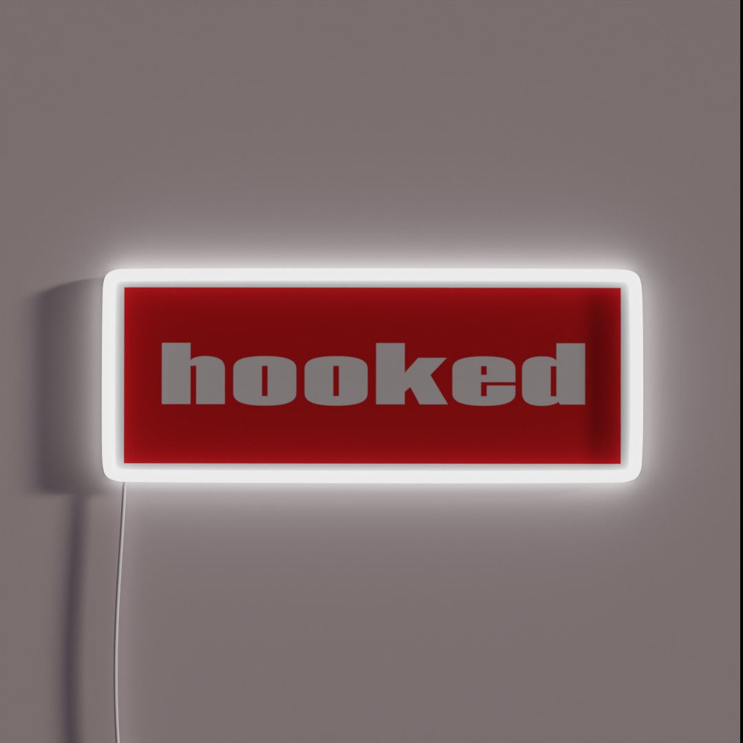 Hooked RGB Neon Sign Hooked RGB Neon Sign