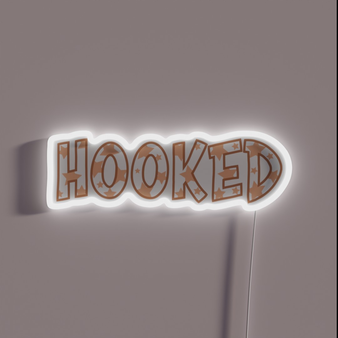 Hooked RGB Neon Sign Hooked RGB Neon Sign