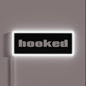 Hooked Words Gamers Use RGB Neon Sign