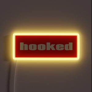 Hooked Words Gamers Use RGB Neon Sign