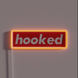 Hooked Words That Mean Something Totally Different When You Are A Gamer RGB Neon Sign
