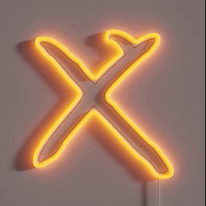 Hooked X RGB Neon Sign