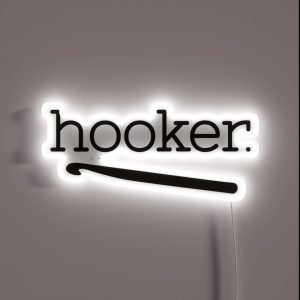 Hooker RGB Neon Sign