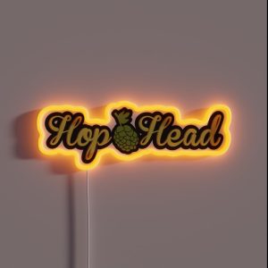 Hop Head Craft Beer Love RGB Neon Sign