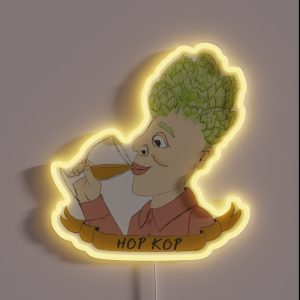 Hop Head Flemish RGB Neon Sign