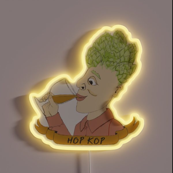 Hop Head Flemish RGB Neon Sign