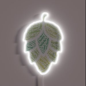 Hop Varietals RGB Neon Sign