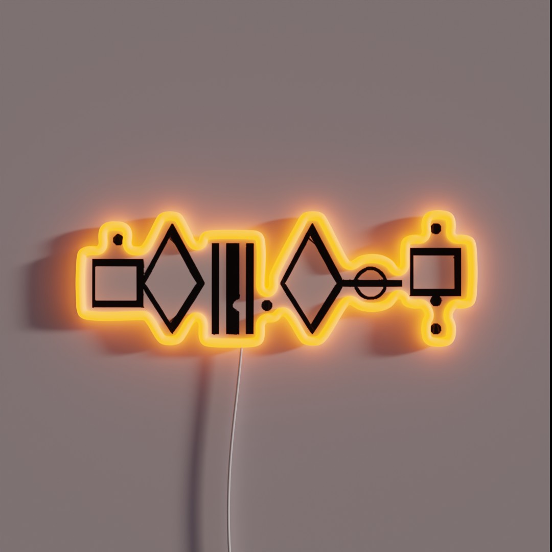 HOPE In Kryptonian RGB Neon Sign HOPE In Kryptonian RGB Neon Sign