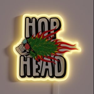 Hophead Hop Head RGB Neon Sign Hophead Hop Head RGB Neon Sign