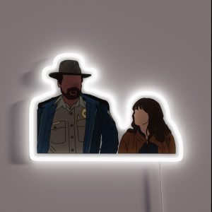Hopper And Joyce RGB Neon Sign