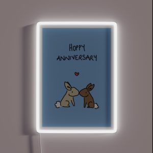 Hoppy Anniversary RGB Neon Sign Hoppy Anniversary RGB Neon Sign