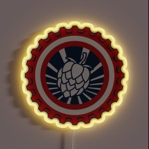 Hoppy Beer Is My Hero RGB Neon Sign Hoppy Beer Is My Hero RGB Neon Sign
