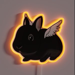 Hoppy Bunny RGB Neon Sign Hoppy Bunny RGB Neon Sign