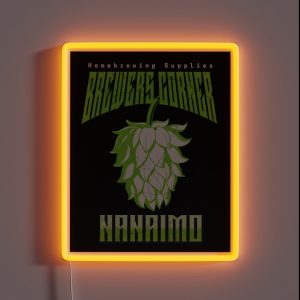 Hops N Grunge RGB Neon Sign
