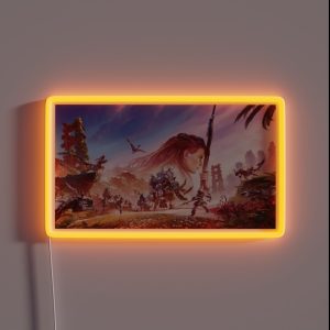 Horizon Forbidden West No Horizon Logo RGB Neon Sign