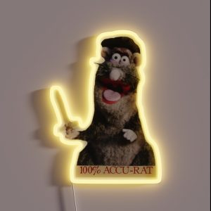 Horrible Histories Rat 100 Accu Rat RGB Neon Sign Horrible Histories Rat 100 Accu Rat RGB Neon Sign