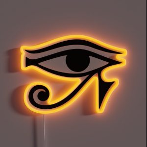 Horus Eye Egyptian Protection Symbol Lucky Charm Ancient Egypt Mythology Horus Eye RGB Neon Sign Horus Eye Egyptian Protection Symbol Lucky Charm Ancient Egypt Mythology Horus Eye RGB Neon Sign