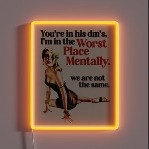 Hot And Psychotic RGB Neon Sign