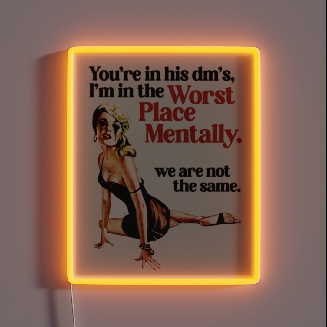 Hot And Psychotic RGB Neon Sign Hot And Psychotic RGB Neon Sign