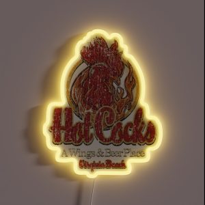 Hot Cocks Virgina Beach RGB Neon Sign