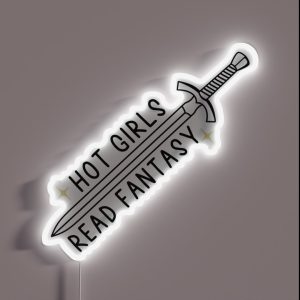 Hot Girls Read Fantasy RGB Neon Sign