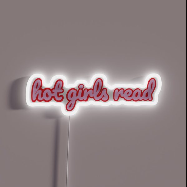 Hot Girls Read RGB Neon Sign