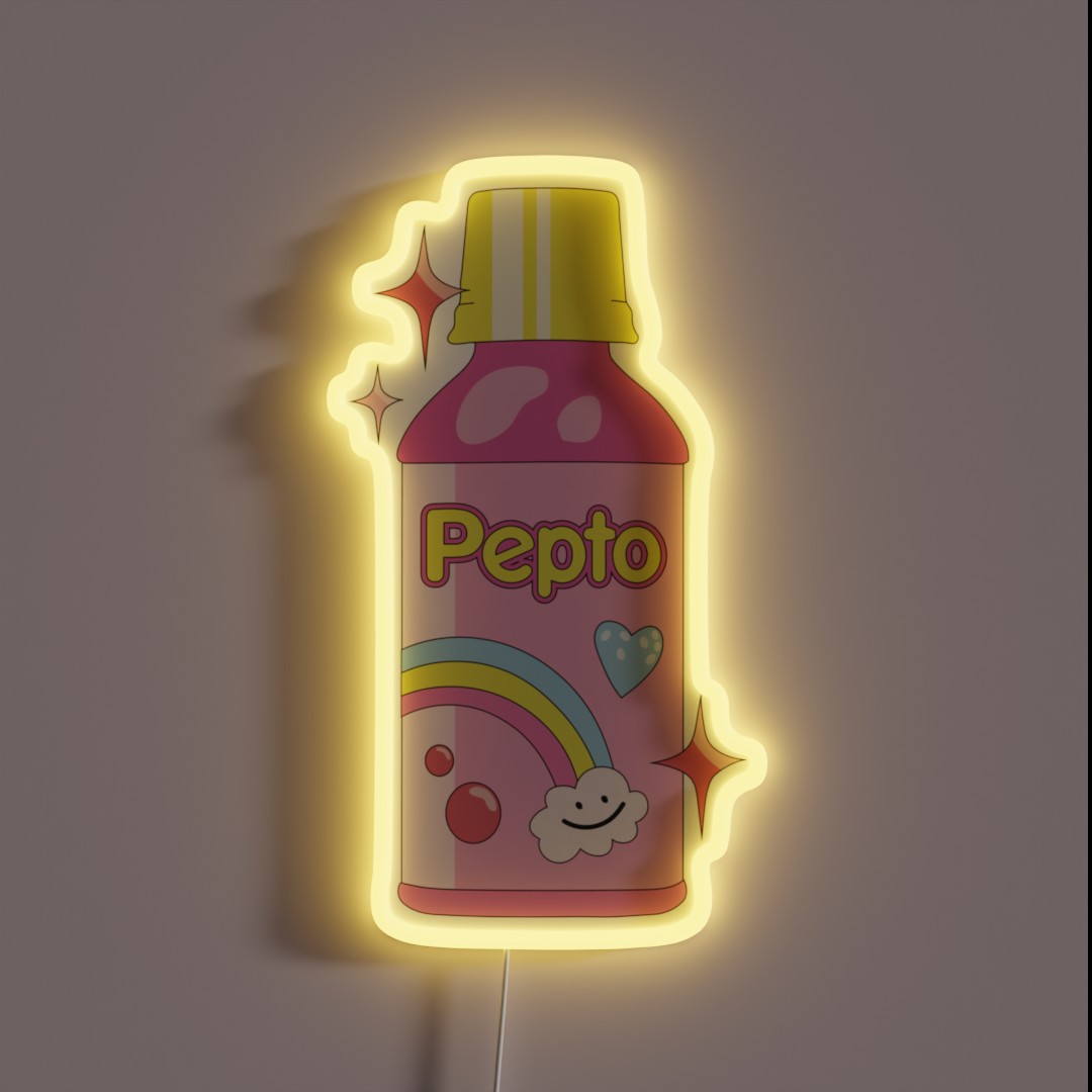 Hot Girls Take Pepto RGB Neon Sign Hot Girls Take Pepto RGB Neon Sign