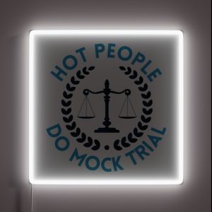 Hot People Do Mock Trial RGB Neon Sign